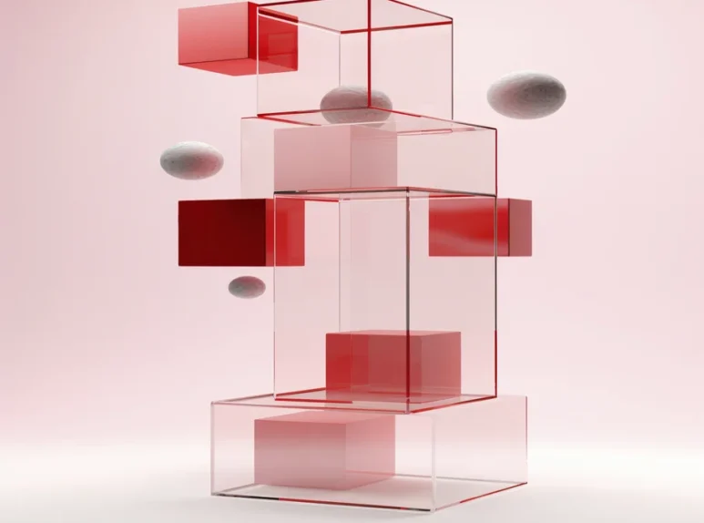 renderizacion-3d-de-formas-flotantes-geometricas